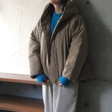 画像15: 【ista-ire】ピーチ起毛中綿フードショートコート (15)