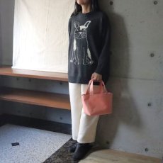 画像7: 【NARU FACTORY】エアーヤーンコットン フレンチブルゆったりニット (7)