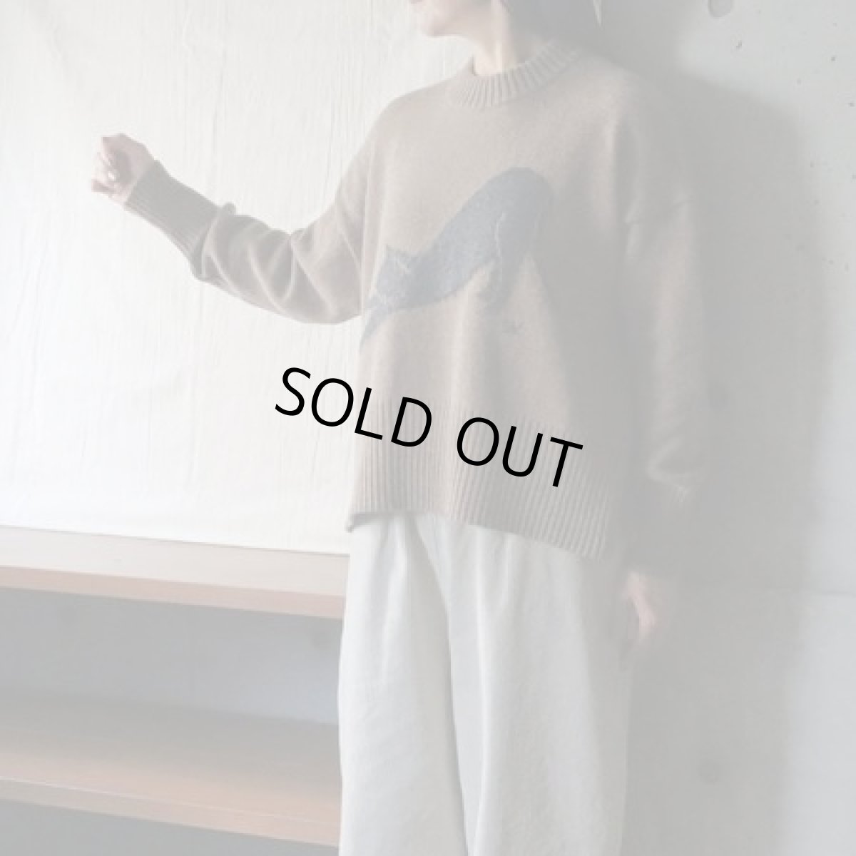 画像2: 【NARU FACTORY】エアーヤーンコットン 伸び猫コモドニット (2)