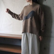 画像2: 【NARU FACTORY】エアーヤーンコットン 伸び猫コモドニット (2)