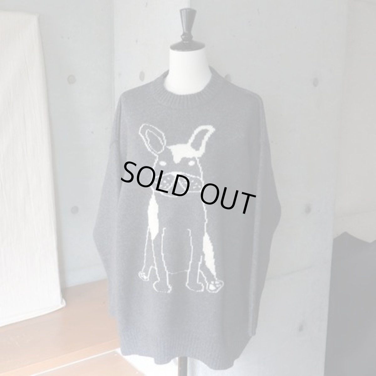 画像9: 【NARU FACTORY】エアーヤーンコットン フレンチブルゆったりニット (9)