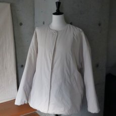 画像23: 【ista-ire】ピーチ起毛中綿ノーカラーレギュラーコート (23)