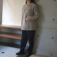 画像8: 【NARU FACTORY】NATURAL COLORED WOOL 柄編みニット (8)