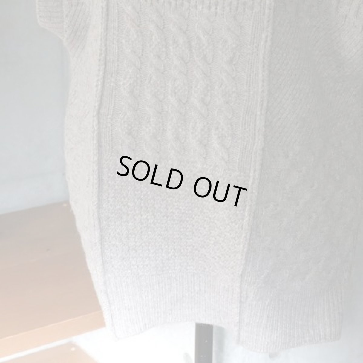 画像10: 【NARU FACTORY】NATURAL COLORED WOOL 柄編みニットベスト (10)