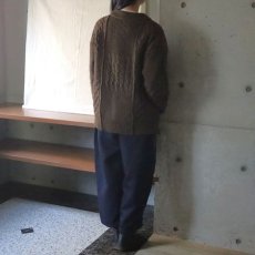 画像6: 【NARU FACTORY】NATURAL COLORED WOOL 柄編みニット (6)