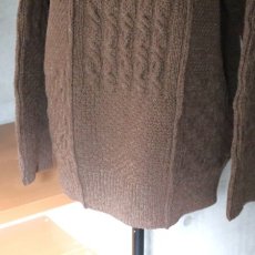画像13: 【NARU FACTORY】NATURAL COLORED WOOL 柄編みニット (13)