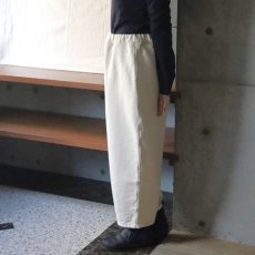 画像3: 【NARU FACTORY】ムラデニム裏起毛 エッグパンツ (3)