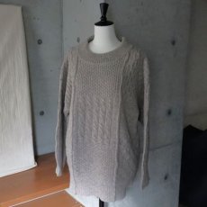 画像14: 【NARU FACTORY】NATURAL COLORED WOOL 柄編みニット (14)