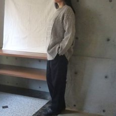 画像9: 【NARU FACTORY】NATURAL COLORED WOOL 柄編みニット (9)