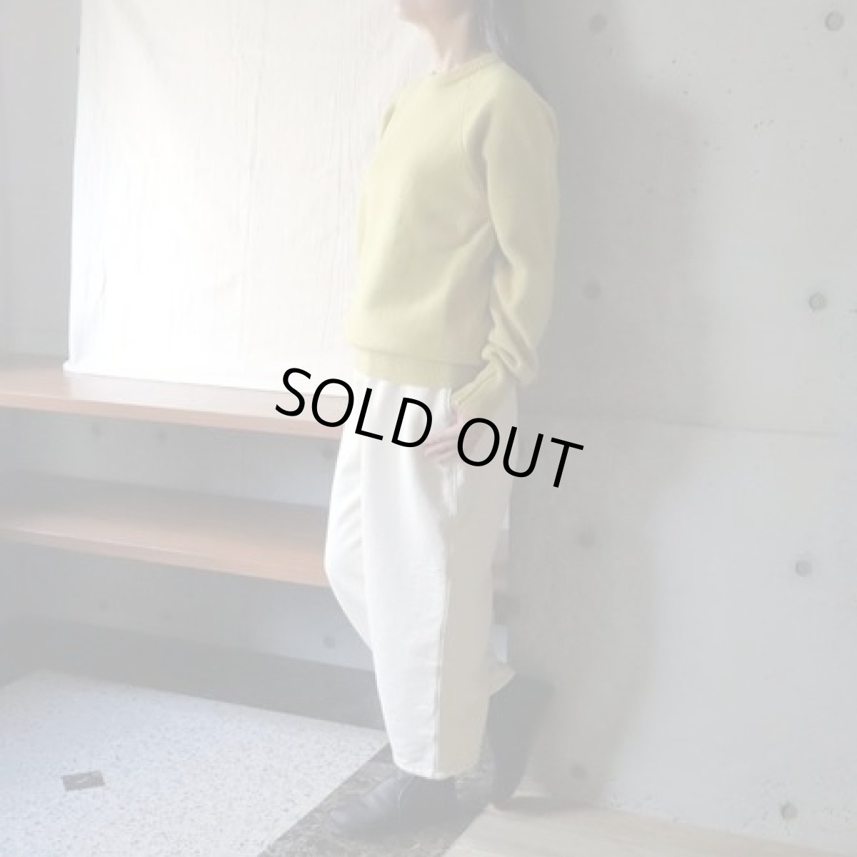 画像12: 【NARU FACTORY】ムラデニム裏起毛 エッグパンツ (12)