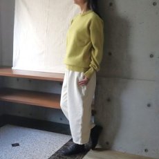 画像10: 【NARU FACTORY】ムラデニム裏起毛 エッグパンツ (10)