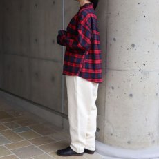 画像5: 【ista-ire】起毛チェックフリルカラーブラウス (5)