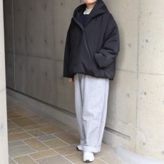 画像11: 【ista-ire】ピーチ起毛中綿フードショートコート (11)