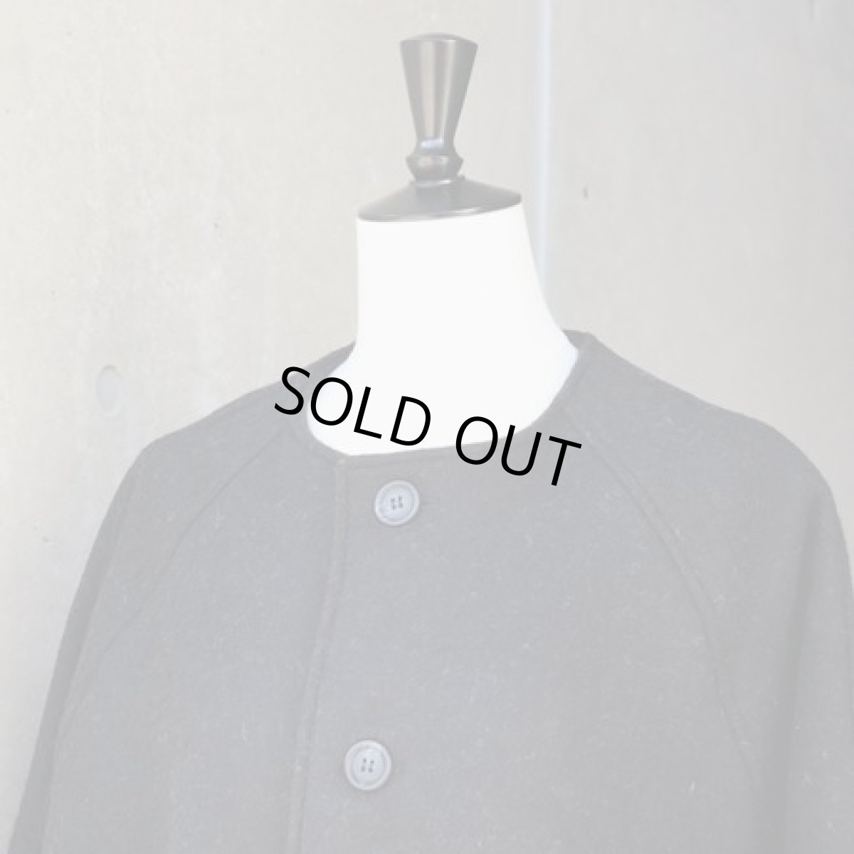 画像7: 【NARU FACTORY】ダブルフェイスメルトンラグランコート (7)