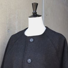 画像7: 【NARU FACTORY】ダブルフェイスメルトンラグランコート (7)