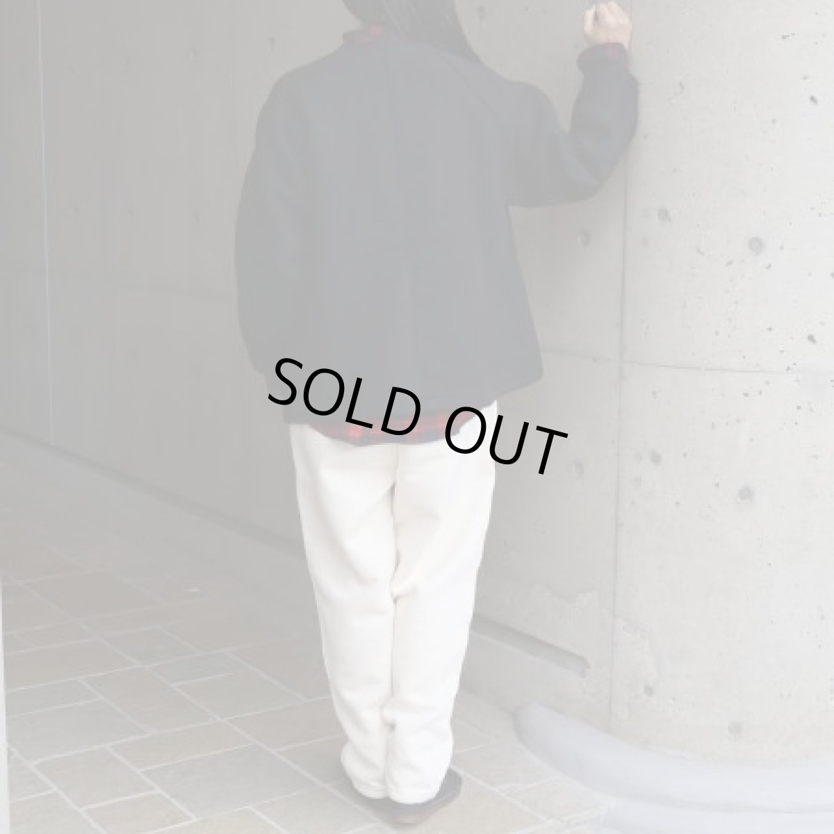 画像5: 【NARU FACTORY】ダブルフェイスメルトンラグランコート (5)