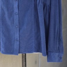 画像19: 【ista-ire】細畝コーデュロイ脇ギャザーブラウス (19)