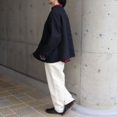 画像4: 【NARU FACTORY】ダブルフェイスメルトンラグランコート (4)