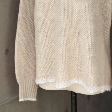 画像9: 【NARU FACTORY】ミラノラム アンティークバスケット柄バイカラーニット (9)