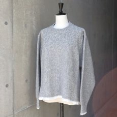 画像10: 【NARU FACTORY】ミラノラム アンティークバスケット柄バイカラーニット (10)