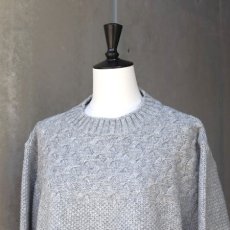 画像11: 【NARU FACTORY】ミラノラム アンティークバスケット柄バイカラーニット (11)