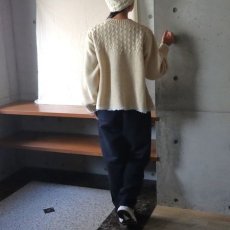画像6: 【NARU FACTORY】ミラノラム アンティークバスケット柄バイカラーニット (6)