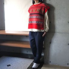 画像4: 【NARU FACTORY】タスマニアラム フェアアイルボックスベスト (4)