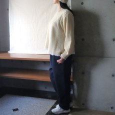 画像12: 【NARU FACTORY】ムラデニム裏起毛コージーパンツ (12)