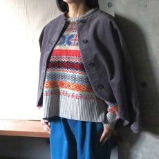 画像2: 【ista-ire】太畝コーデュロイバルーンジャケット (2)