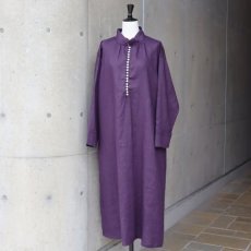 画像11: 30%OFF SALE【08Mab】多ボタン衿付きワンピース (11)