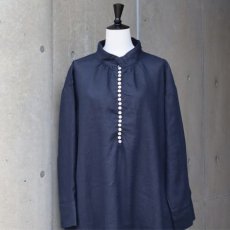 画像12: 30%OFF SALE【08Mab】多ボタン衿付きワンピース (12)