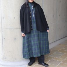 画像4: 30%OFF SALE【08Mab】多ボタン衿付きワンピース (4)