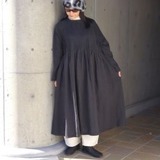 画像1: 30%OFF SALE【08Mab】9番手リネンラグランスリーブワンピース (1)