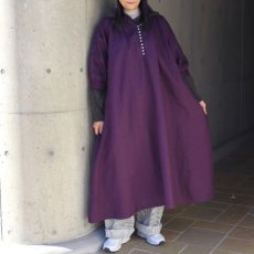 画像1: 30%OFF SALE【08Mab】多ボタンギャザーワンピース (1)