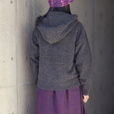 画像3: 30%OFF SALE【08Mab】リサイクルポリコットンフードニット (3)