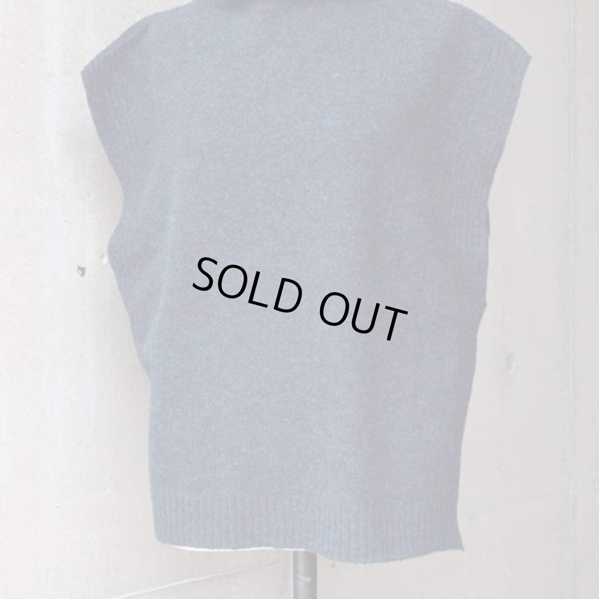 画像7: 30%OFF SALE【08Mab】リサイクルポリコットンハイネックベスト (7)