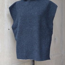 画像7: 30%OFF SALE【08Mab】リサイクルポリコットンハイネックベスト (7)