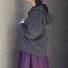 画像2: 30%OFF SALE【08Mab】リサイクルポリコットンフードニット (2)