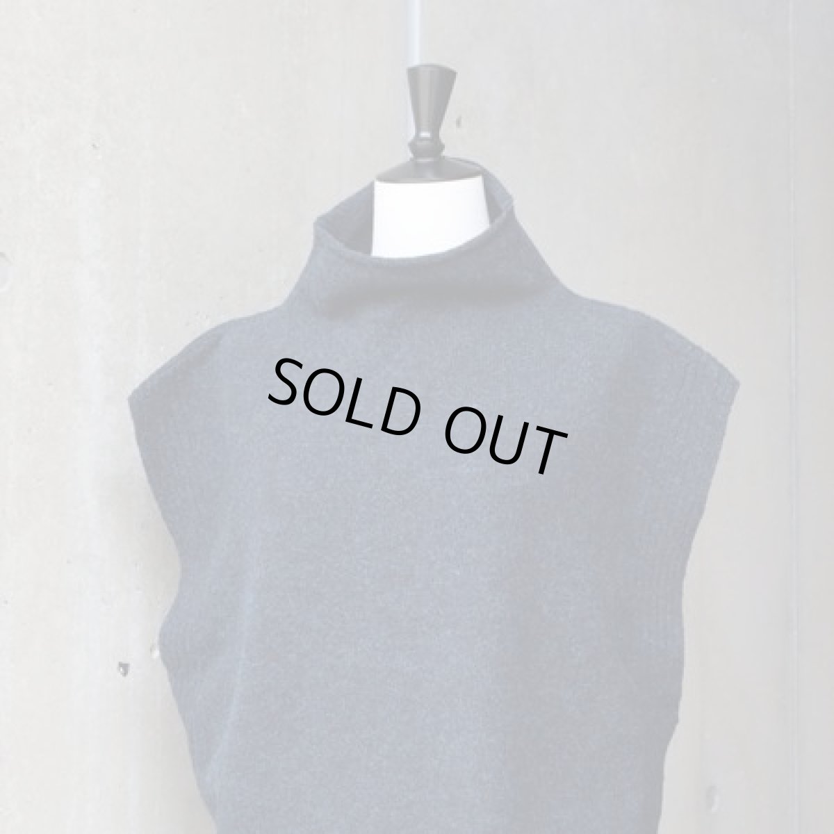 画像6: 30%OFF SALE【08Mab】リサイクルポリコットンハイネックベスト (6)