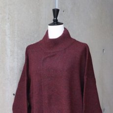 画像9: 30%OFF SALE【08Mab】キャメル重ね風ニットプルオーバー (9)