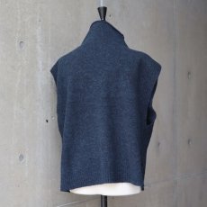 画像8: 30%OFF SALE【08Mab】リサイクルポリコットンハイネックベスト (8)