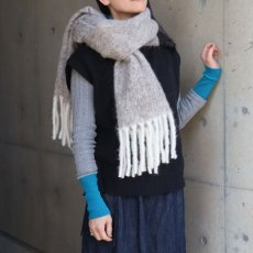 画像1: 【Crescendo Yonezawa】アルパカウールマフラー (1)