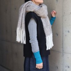 画像2: 【Crescendo Yonezawa】アルパカウールマフラー (2)