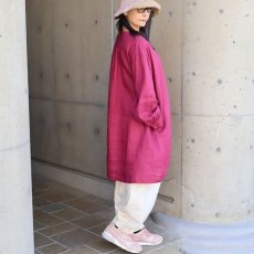 画像2: 【08Mab】ボリューム袖ヘンリーあきチュニック (2)