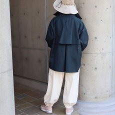 画像8: 【NARU FACTORY】40/2ギャバショートトレンチ (8)