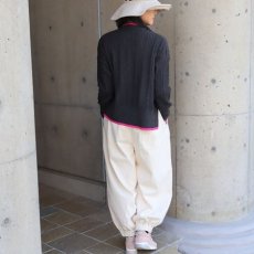 画像6: 【NARU FACTORY】Hidamari cttn ワイドリブバイカラーコモドニット (6)