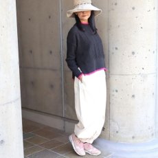 画像5: 【NARU FACTORY】Hidamari cttn ワイドリブバイカラーコモドニット (5)