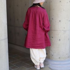 画像3: 【08Mab】ボリューム袖ヘンリーあきチュニック (3)