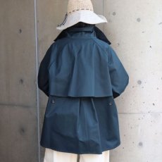 画像4: 【NARU FACTORY】40/2ギャバショートトレンチ (4)