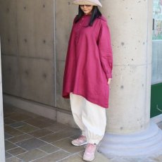 画像1: 【08Mab】ボリューム袖ヘンリーあきチュニック (1)